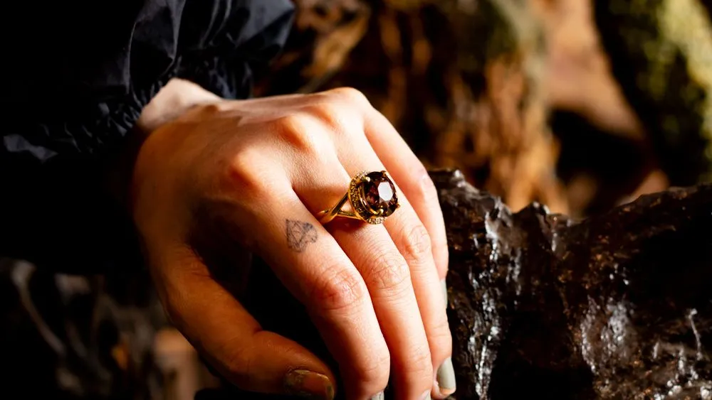 Crystal Opal Ring